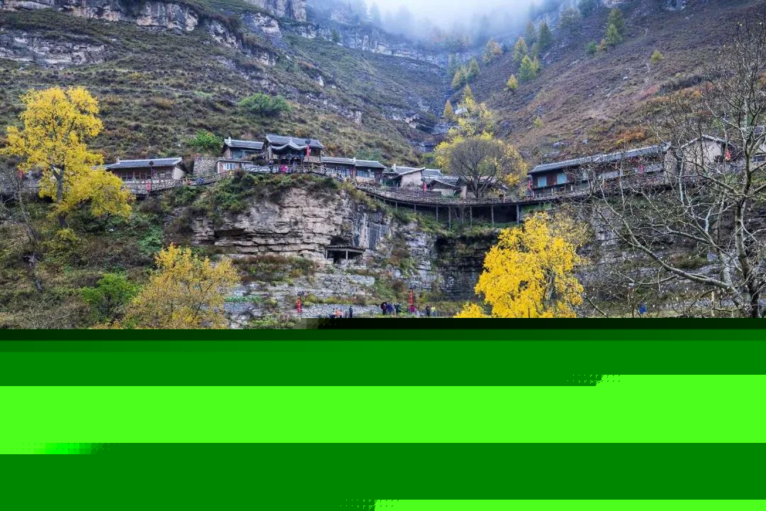 宁武悬空村,崖壁间的村落与栈道